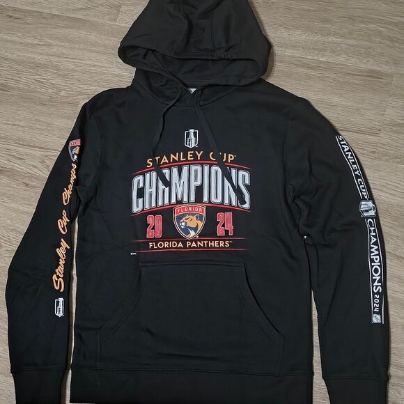 Florida Panthers 2024 Stanley Cup Champions Hoodie – Size S (Brand New) - Picture 1 of 6